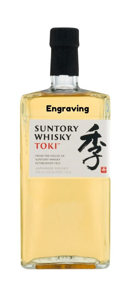 Engraved Suntory Toki Japanese Whiskey 750ml - Recipients Name