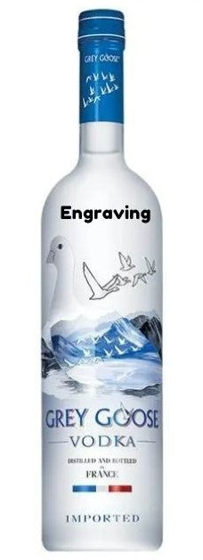 Engraved Grey Goose Voka 750ml - Customizable