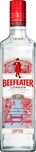 Engraved Beefeater London Dry Gin 750ml - Logo