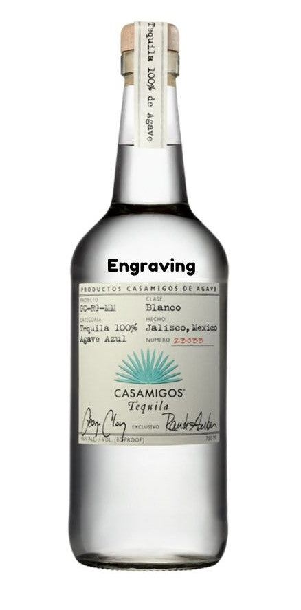 Engraved Casamigos Blanco Tequila 750ml - Recipients Name