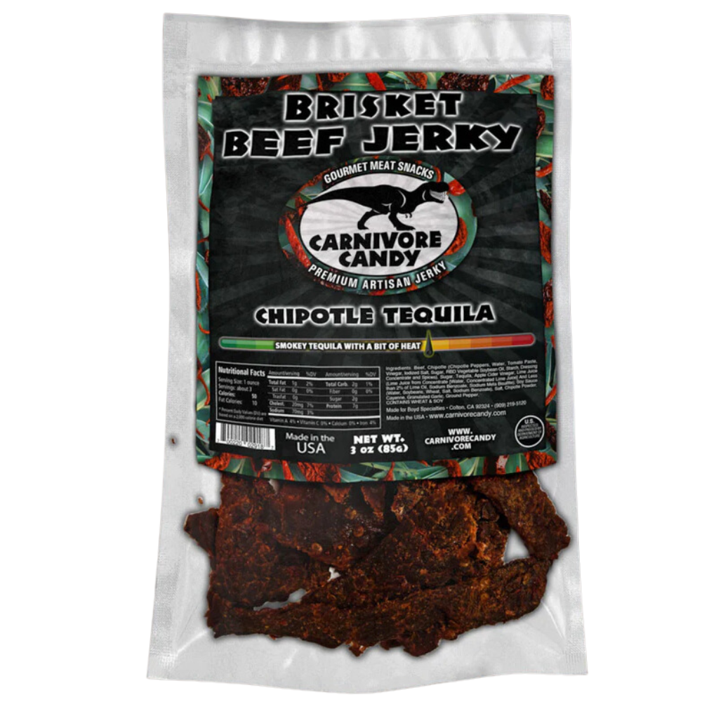 Carnivore Candy Chipotle Tequila Beef Jerky