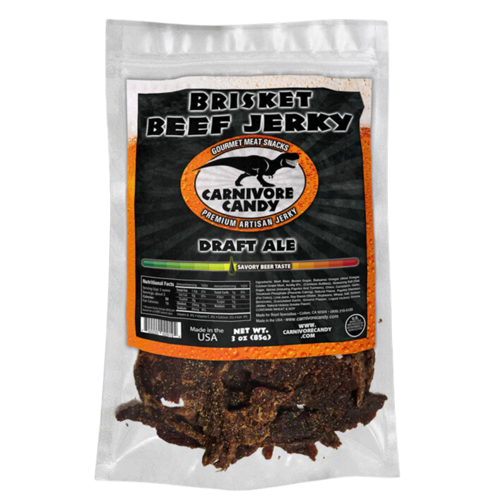 Carnivore Candy Draft Ale Beef Jerky