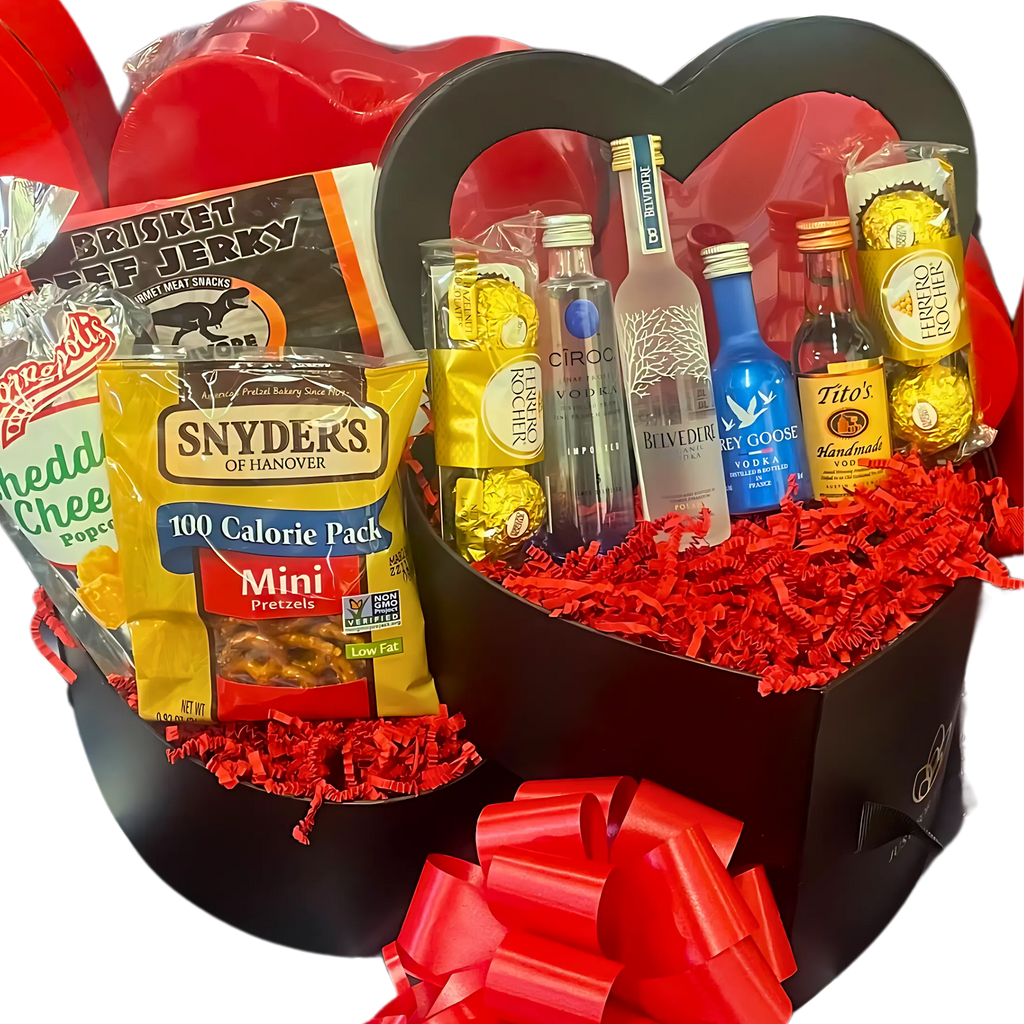 Black Vodka Heart - Valentine's Day Gift