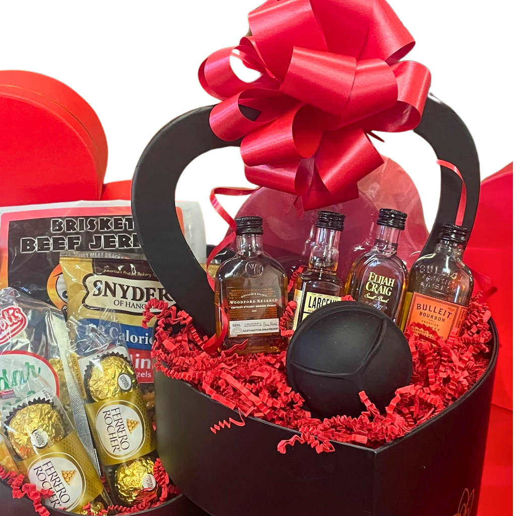 Black Whiskey Heart - Valentine's Day Gift for Men