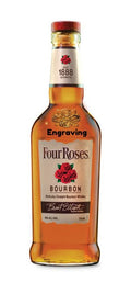Engraved Four Roses Straight Bourbon Whiskey 750ml - Logo + Recipients Name