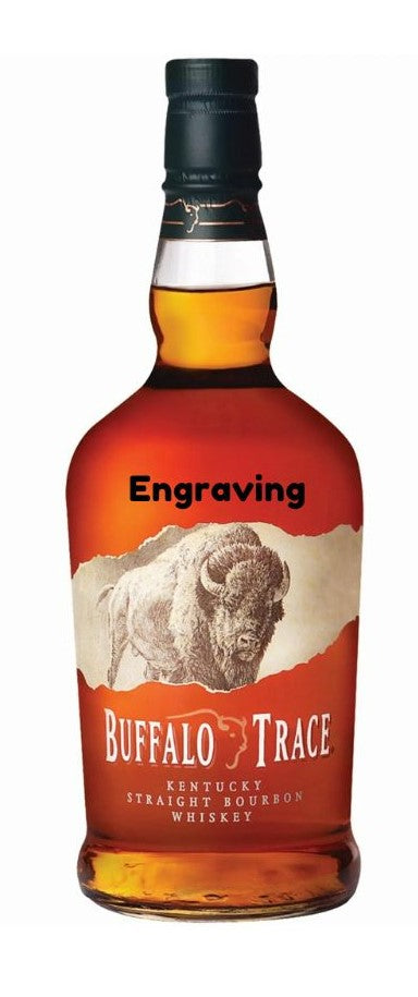 Engraved Buffalo Trace Bourbon 750ml - Logo + Recipients Name