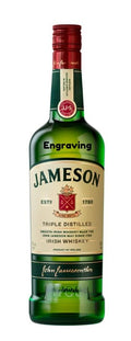 Engraved Jameson Irish Whiskey 750ml - Logo + Recipients Name