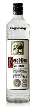 Engraved Ketel One Vodka 750ml - Logo + Recipients Name