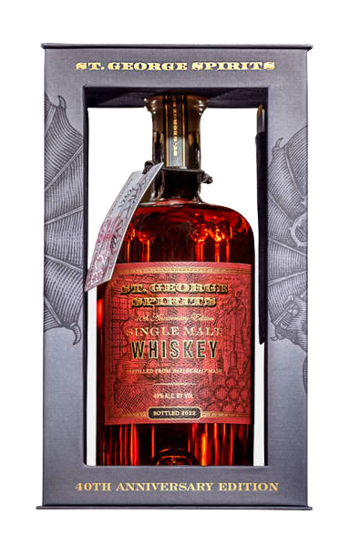 St George Spirits Single Malt Whiskey 40th Anniversary Edition 750ml