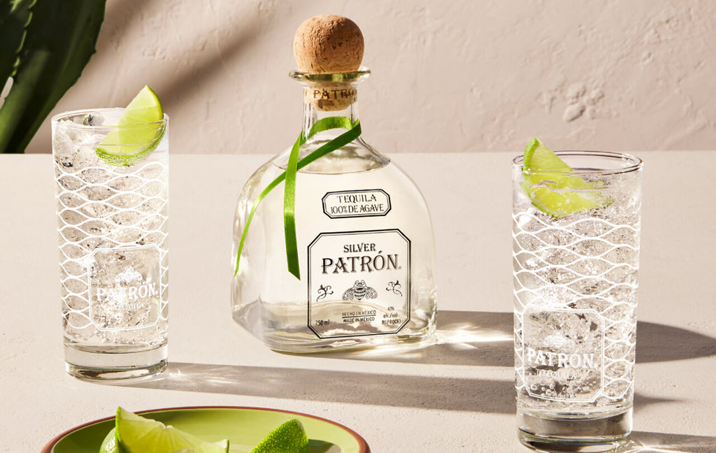 Patron Silver Tequila Gift Set 750ml