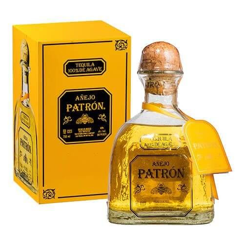 Engraved Patron Anejo Tequila 750ml