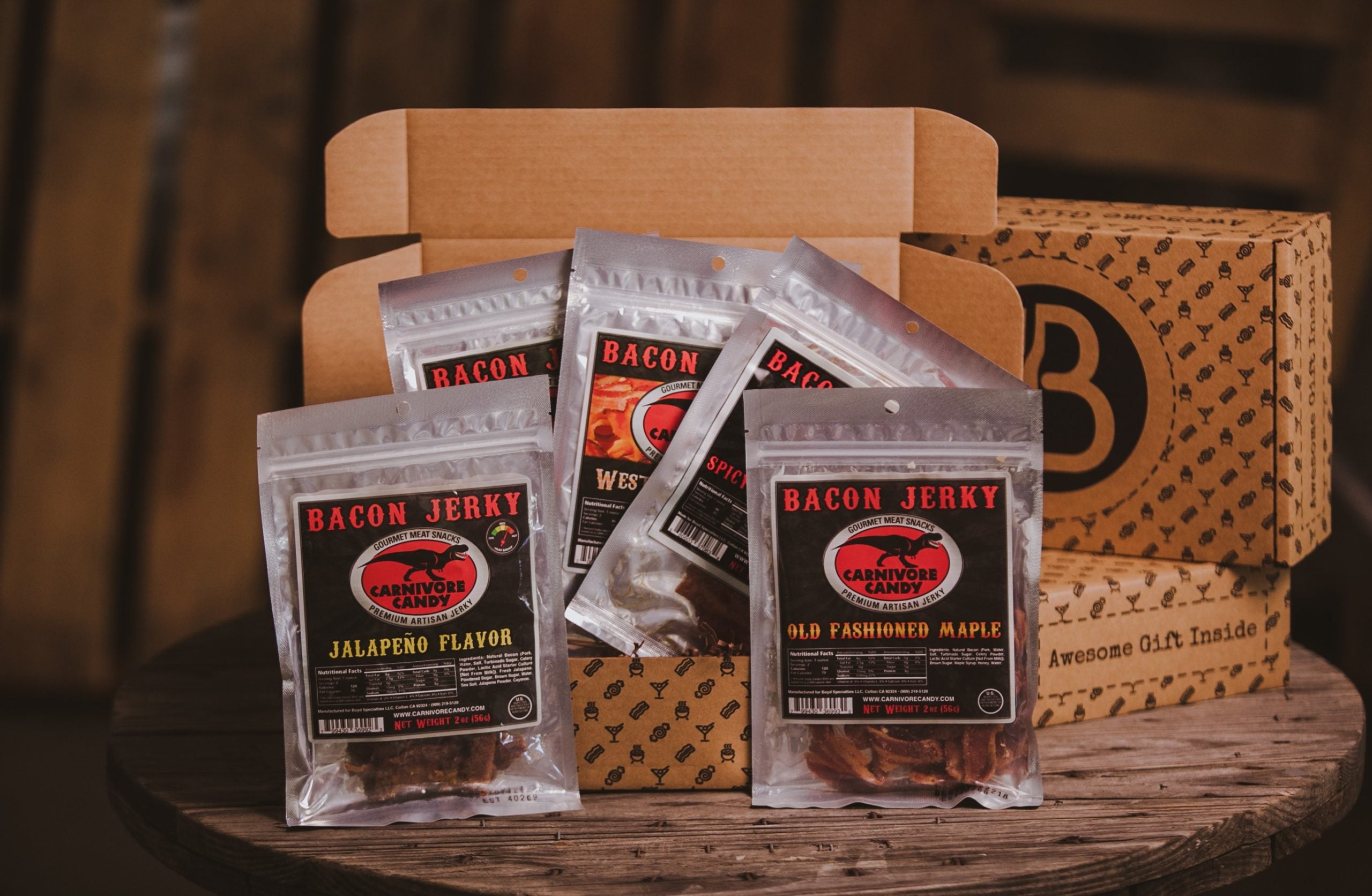 The Savory Bacon Jerky BroBox