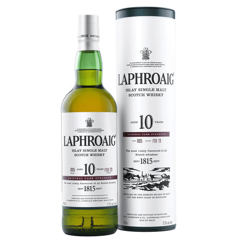 Engraved Laphroaig 10 Yr Scotch Whiskey 750ml