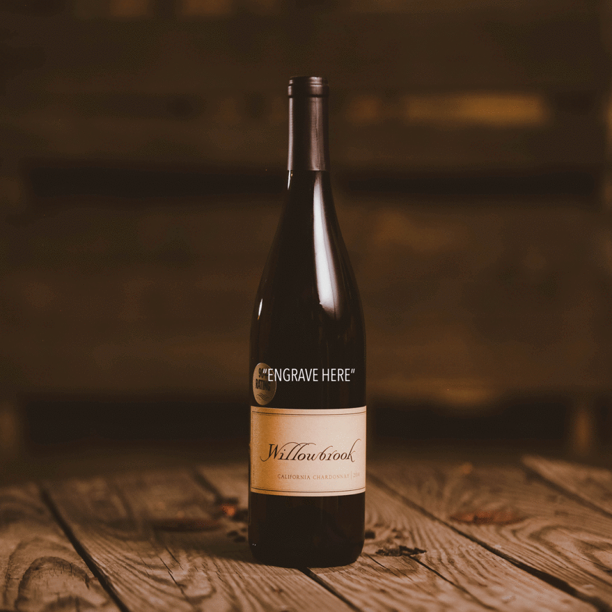 Engrave Your Bottle of Chardonnay
