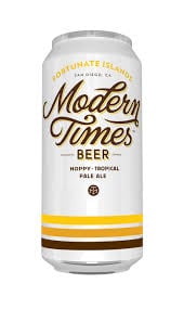Modern Times Fortunate Island Hoppy Pale Ale 16oz Can (5 Pack)