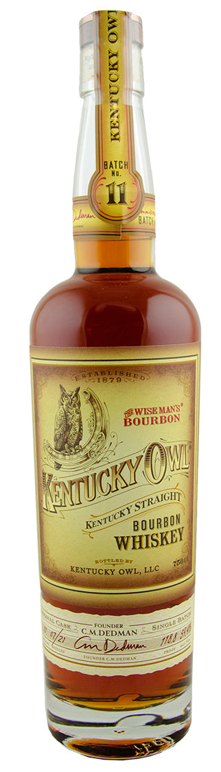 Kentucky Owl Straight Bourbon Whiskey Batch #11 750ml
